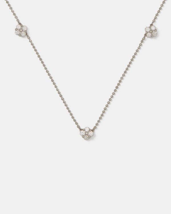 Kate Spade Outlet Kate Spade Fine Time To Shine Diamond Flower Necklace - Preorder