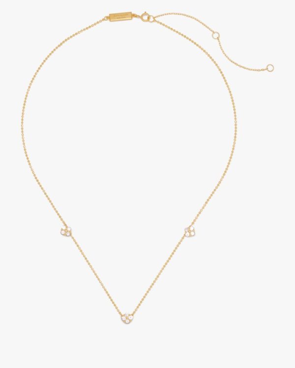 Kate Spade Outlet Kate Spade Fine Time To Shine Diamond Flower Necklace - Preorder