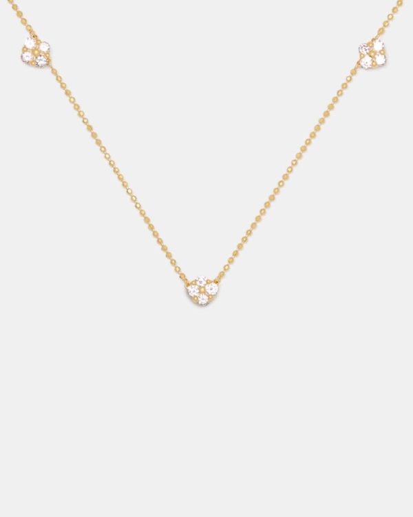 Kate Spade Outlet Kate Spade Fine Time To Shine Diamond Flower Necklace - Preorder