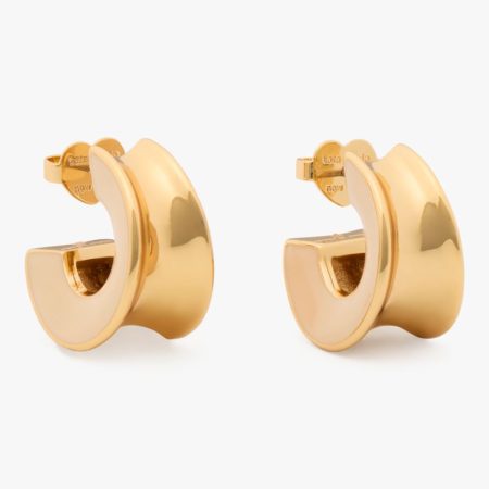 Kate Spade Outlet Bold Small Hoops - Preorder — Beige Neutral