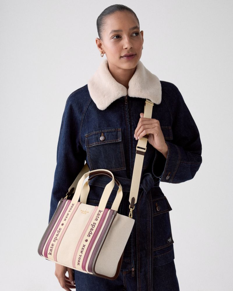 Kate Spade Outlet Kip Stripe Small Tote - Preorder