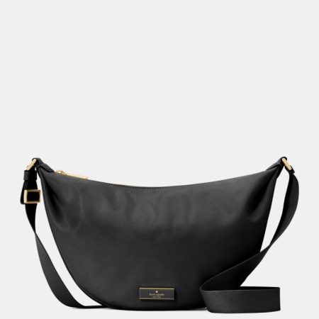 Kate Spade Outlet Carter Nylon Sling Crossbody Bag - Preorder — Black