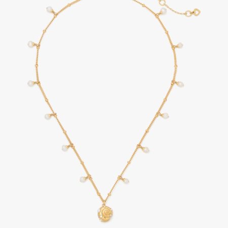 Kate Spade Outlet Beachside Scatter Pendant - Preorder — Clear/Gold