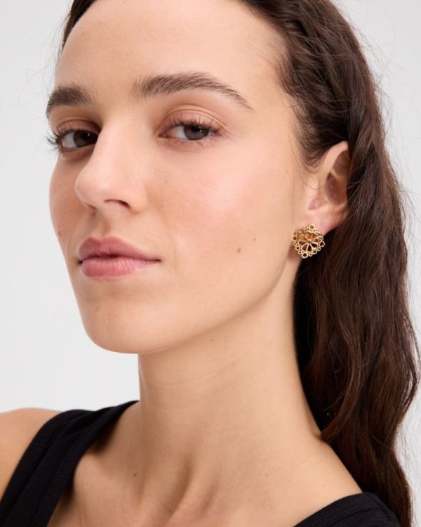 Kate Spade Outlet Spade Flower Lace Studs - Preorder