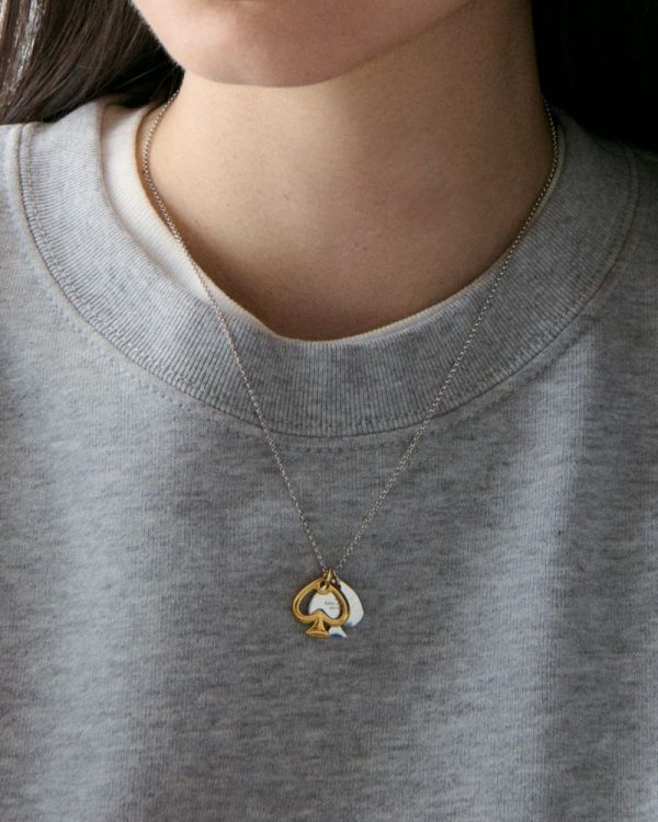 Kate Spade Outlet Statement Spade Charm Pendant - Preorder