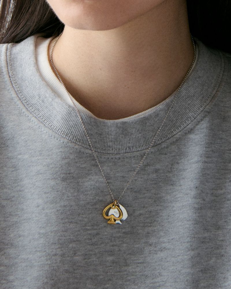 Kate Spade Outlet Statement Spade Charm Pendant - Preorder