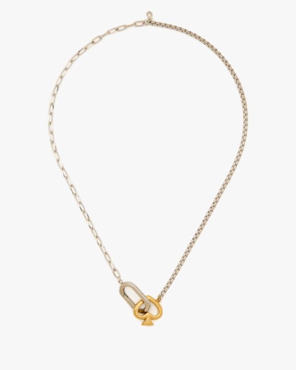 Kate Spade Outlet Statement Spade Link Necklace - Preorder