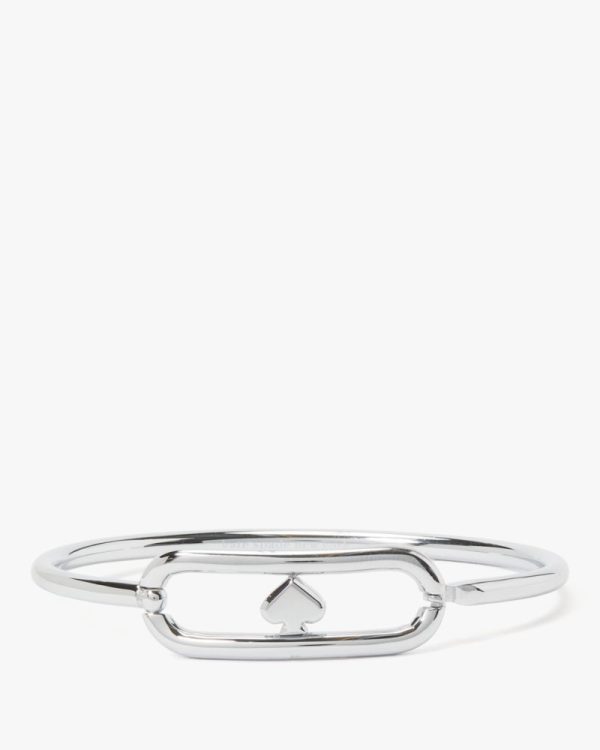 Kate Spade Outlet Cut To The Chase Oval Spade Bangle - Preorder