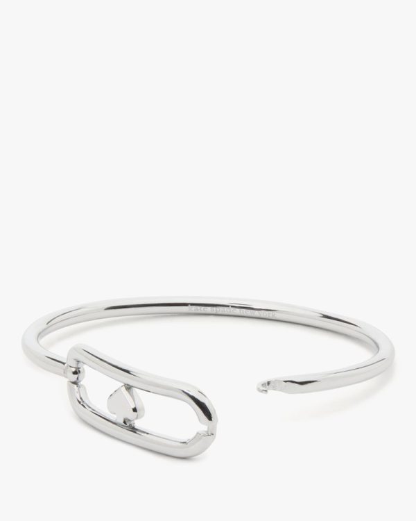 Kate Spade Outlet Cut To The Chase Oval Spade Bangle - Preorder