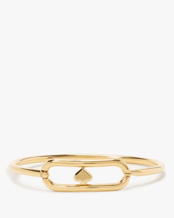 Kate Spade Outlet Cut To The Chase Oval Spade Bangle - Preorder