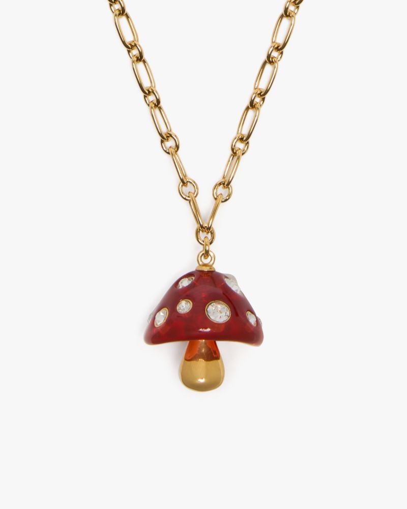 Kate Spade Outlet Forest Pop Mushroom Pendant - Preorder