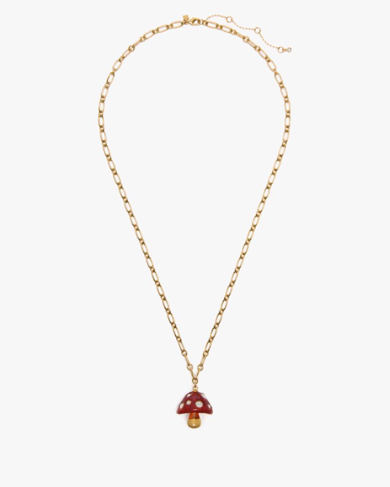 Kate Spade Outlet Forest Pop Mushroom Pendant - Preorder