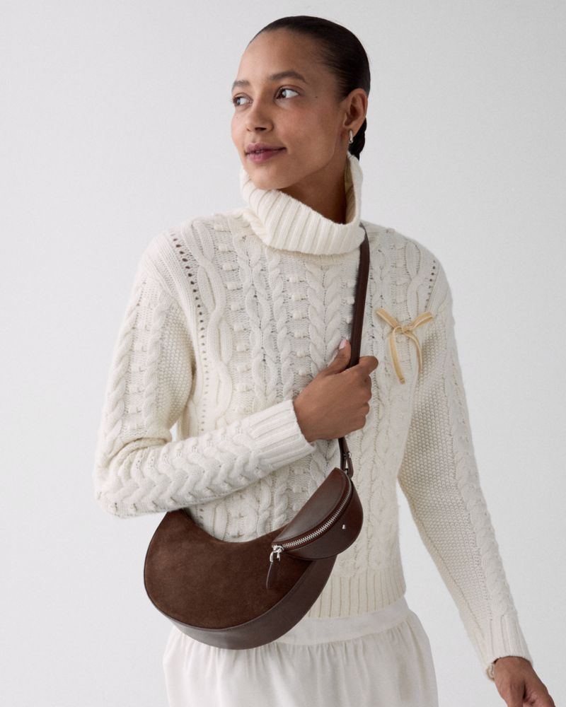Kate Spade Outlet Duo Suede Crossbody Bag - Preorder