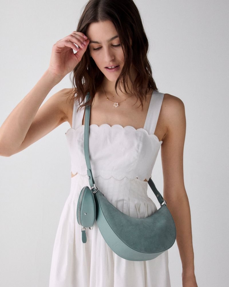 Kate Spade Outlet Duo Suede Crossbody Bag - Preorder