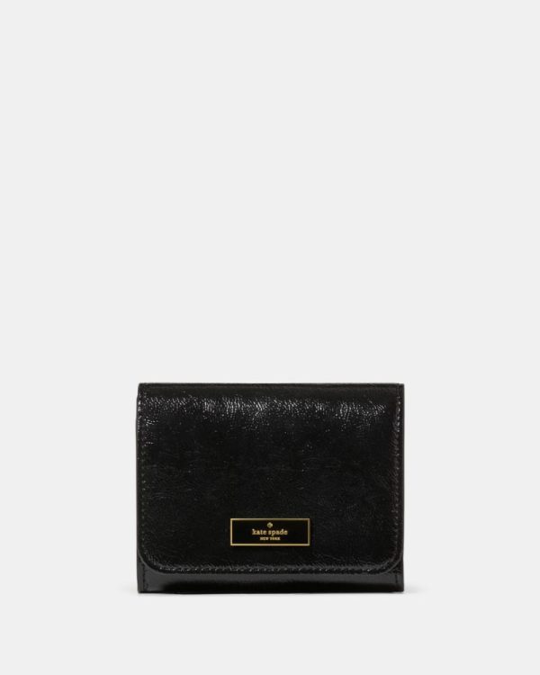 Kate Spade Outlet Bridget Crinkle Patent Small L-zip Wallet - Preorder