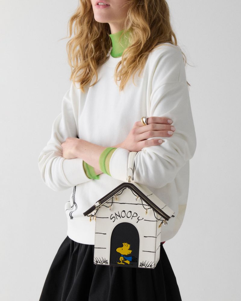 Kate Spade Outlet Peanuts X KSNY Snoopy 3D Dog House Crossbody - Preorder