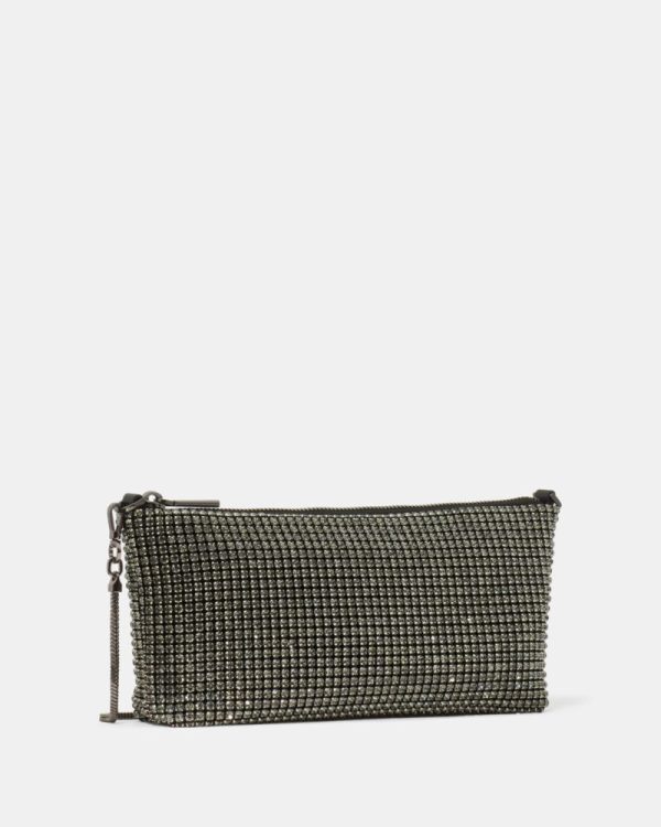 Kate Spade Outlet Andie Faux Crystal Mesh Small Shoulder - Preorder
