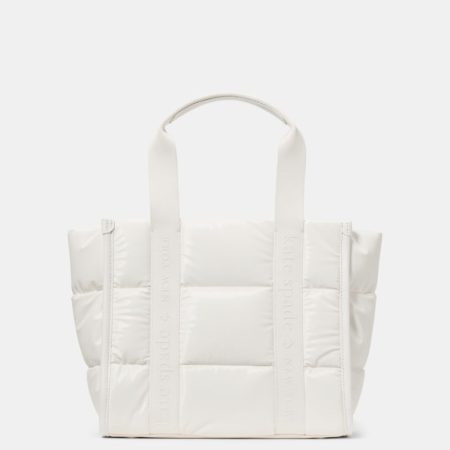 Kate Spade Outlet Kip Puffy Small Tote - Preorder — Optic White