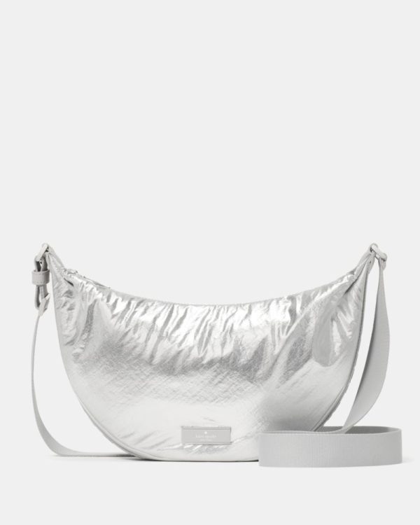 Kate Spade Outlet Carter Metallic Fabric Sling Bag - Preorder