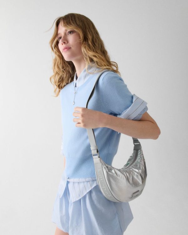 Kate Spade Outlet Carter Metallic Fabric Sling Bag - Preorder