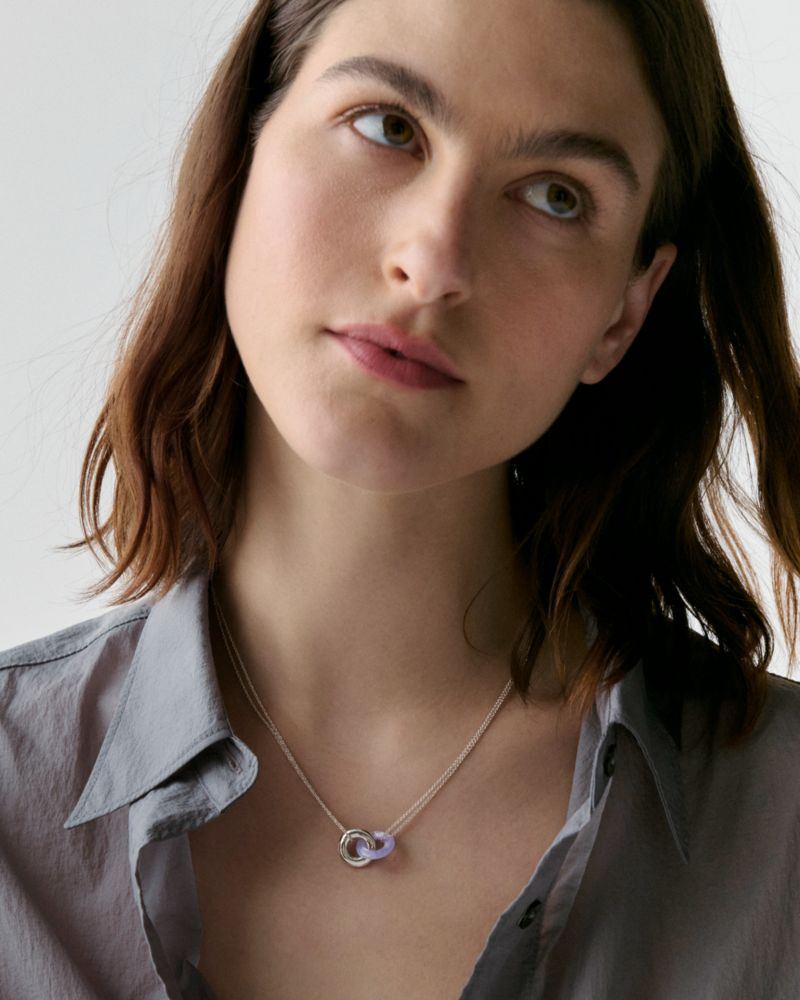 Kate Spade Outlet Interlock Small Pendant - Preorder