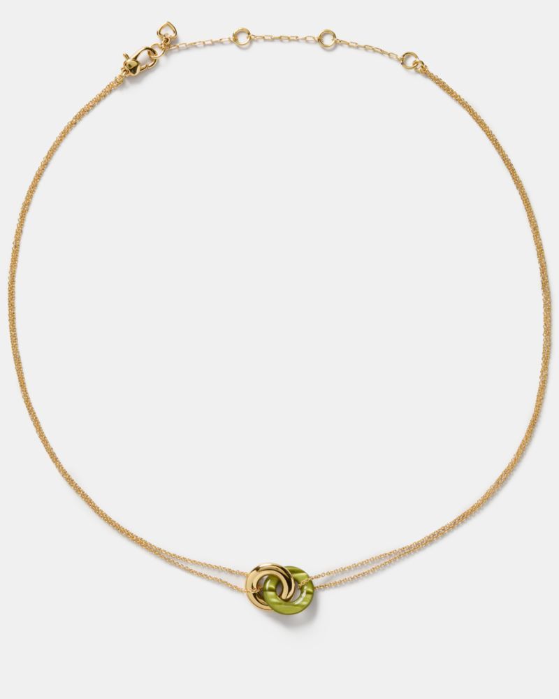 Kate Spade Outlet Interlock Small Pendant - Preorder