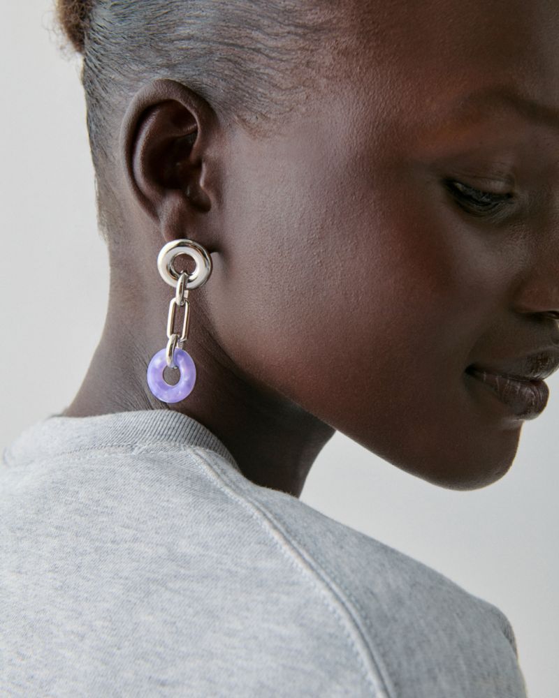 Kate Spade Outlet Interlock Linear Earrings - Preorder