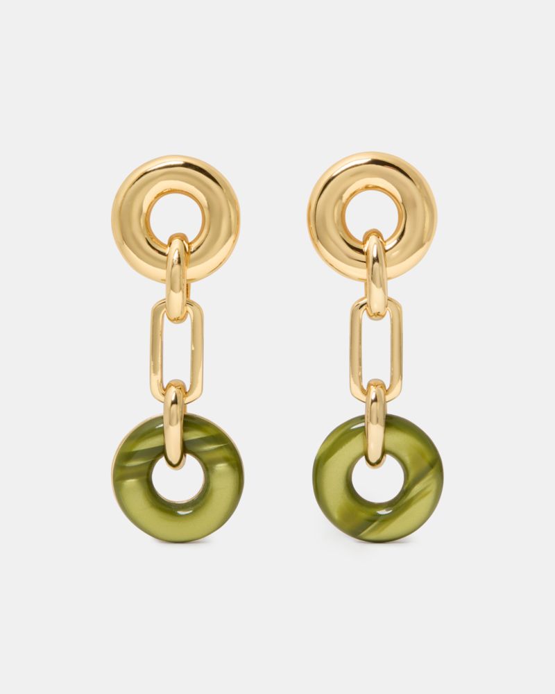Kate Spade Outlet Interlock Linear Earrings - Preorder