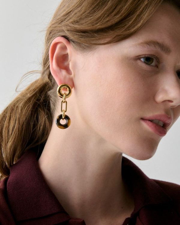 Kate Spade Outlet Interlock Linear Earrings - Preorder