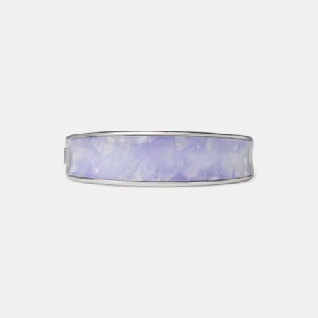 Kate Spade Outlet Bold Bangle - Preorder — Light Purple/Silver
