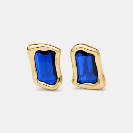 Kate Spade Outlet Molten Glass Statement Studs - Preorder — Sapphire
