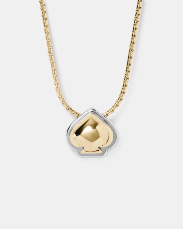 Kate Spade Outlet Sculpted Spade Pendant - Preorder