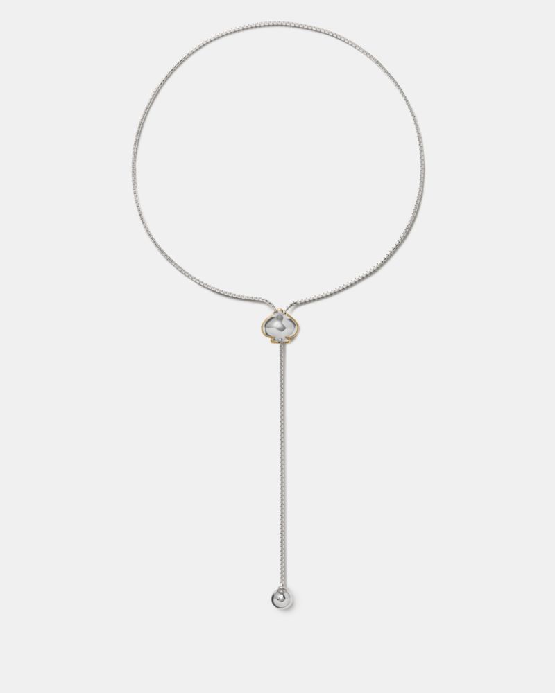 Kate Spade Outlet Sculpted Spade Lariat - Preorder