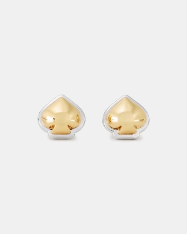 Kate Spade Outlet Sculpted Spade Mini Studs - Preorder
