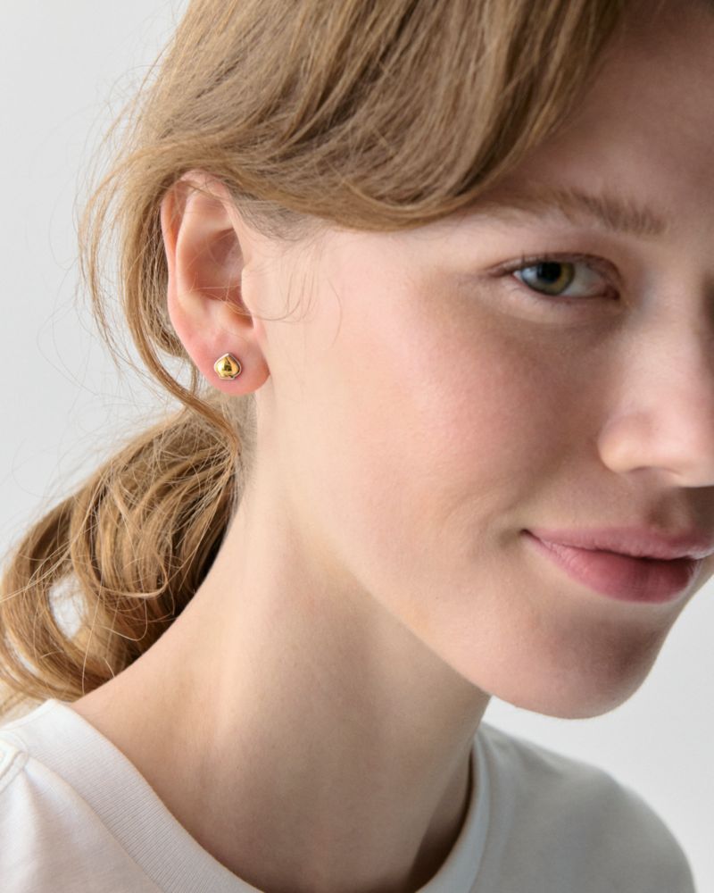Kate Spade Outlet Sculpted Spade Mini Studs - Preorder