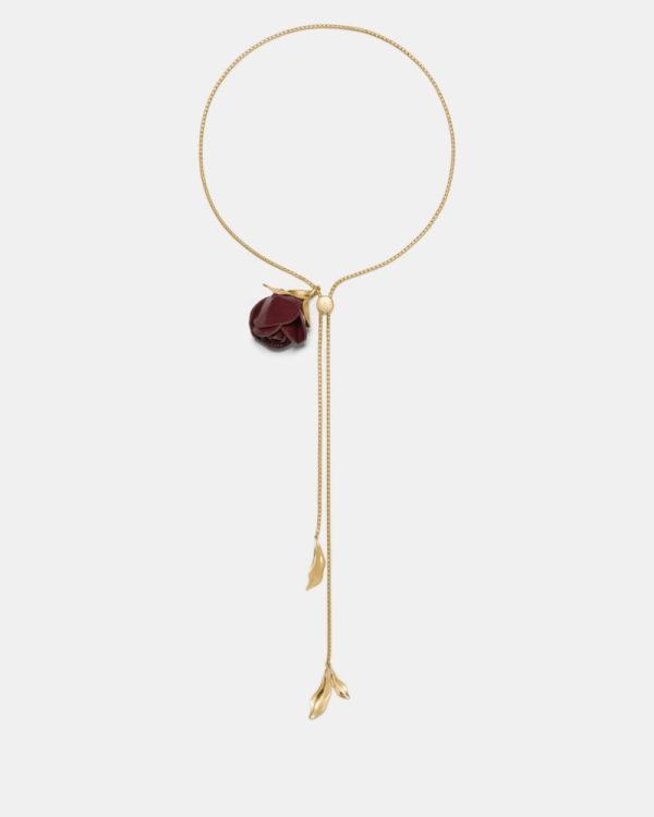 Kate Spade Outlet Rose Buds Wrap Necklace - Preorder