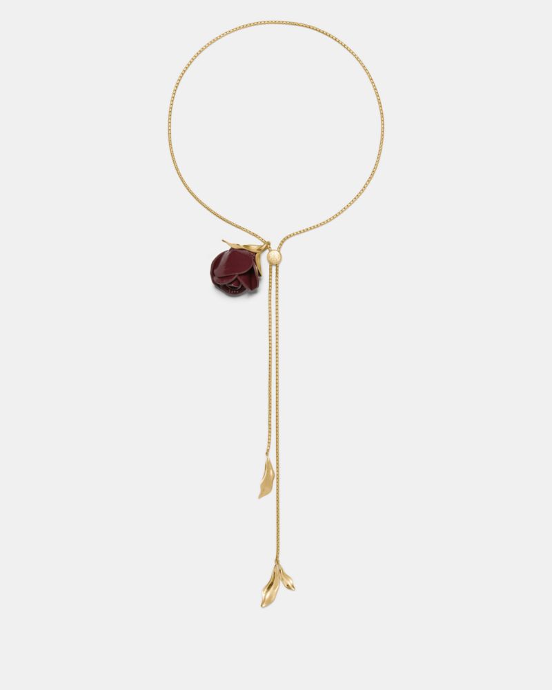 Kate Spade Outlet Rose Buds Wrap Necklace - Preorder