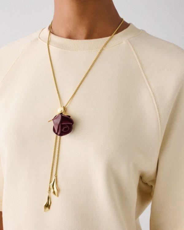 Kate Spade Outlet Rose Buds Wrap Necklace - Preorder