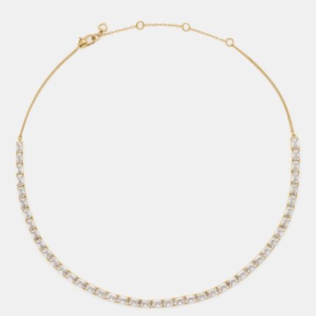 Kate Spade Outlet Glitz Tennis Necklace - Preorder — Clear/Gold