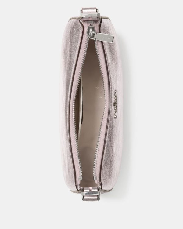 Kate Spade Outlet Nova Crinkle Metallic Small Crescent Shoulder Bag - Preorder
