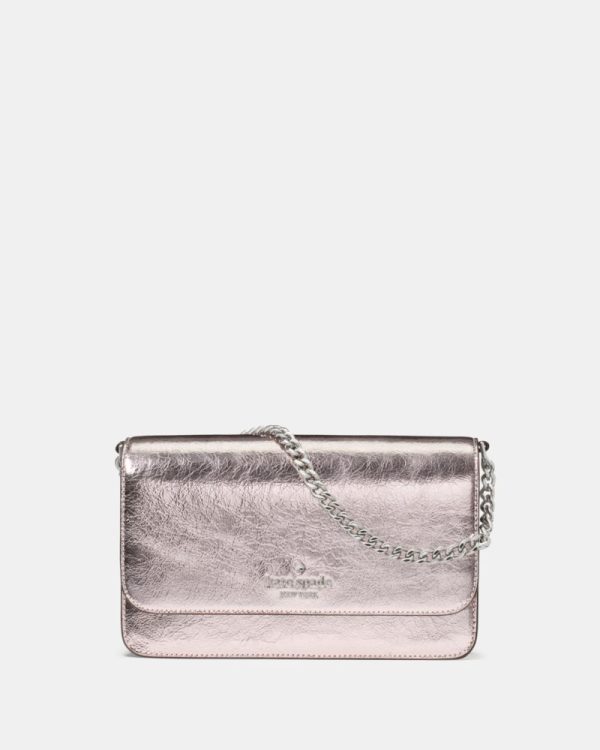Kate Spade Outlet Madison Metallic Willow Mini Flap Crossbody - Preorder