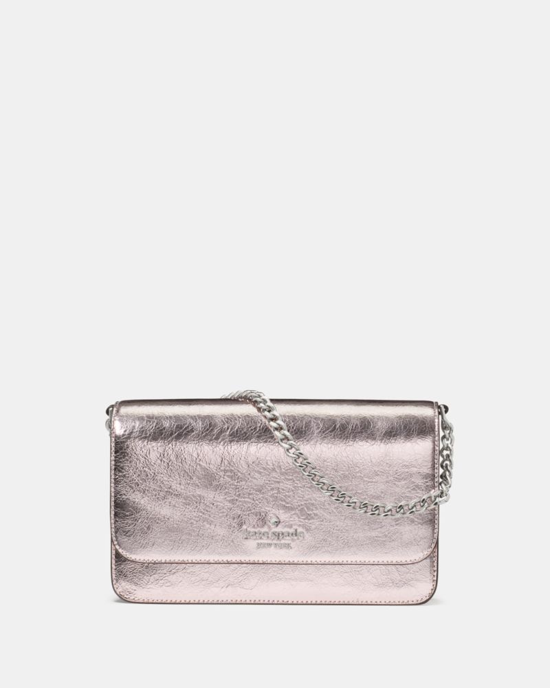 Kate Spade Outlet Madison Metallic Willow Mini Flap Crossbody - Preorder