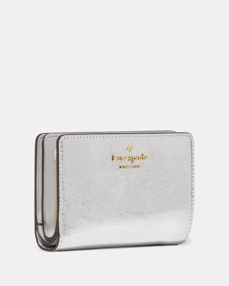 Kate Spade Outlet Madison Metallic Medium Bifold Wallet - Preorder