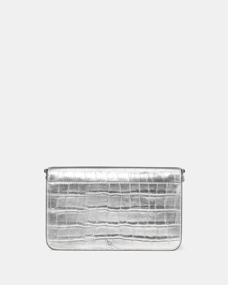 Kate Spade Outlet Madison Croc Embossed Willow Mini Flap Crossbody - Preorder