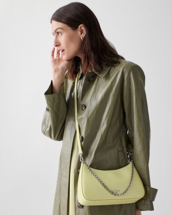 Kate Spade Outlet Margot Textured Leather Medium Convertible Crossbody - Preorder