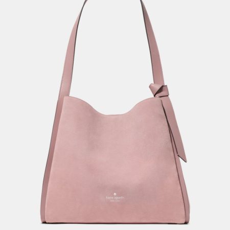 Kate Spade Outlet Knott Suede Large Carryall - Preorder — Dusk Rose