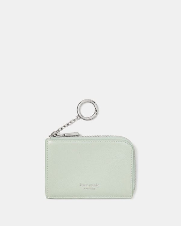 Kate Spade Outlet Crinkle Patent Mini Zip Card Case - Preorder