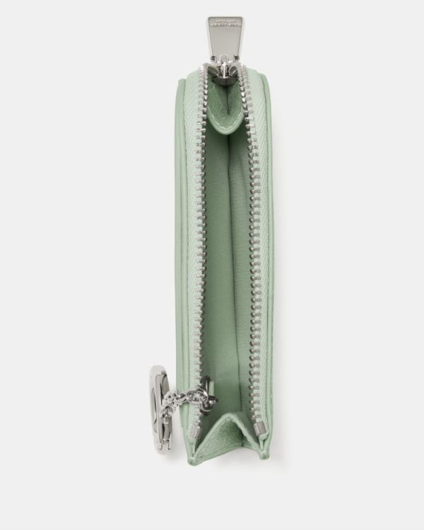 Kate Spade Outlet Crinkle Patent Mini Zip Card Case - Preorder