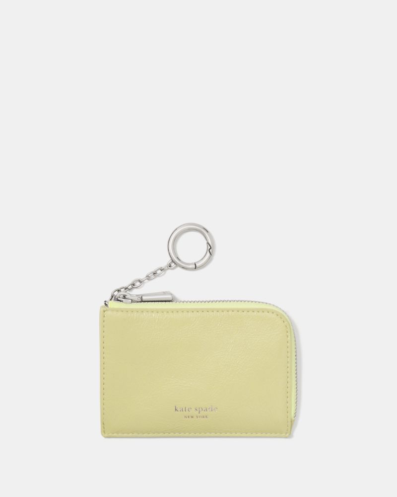 Kate Spade Outlet Crinkle Patent Mini Zip Card Case - Preorder