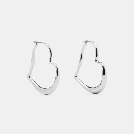 Kate Spade Outlet Amour Hoops - Preorder — Silver
